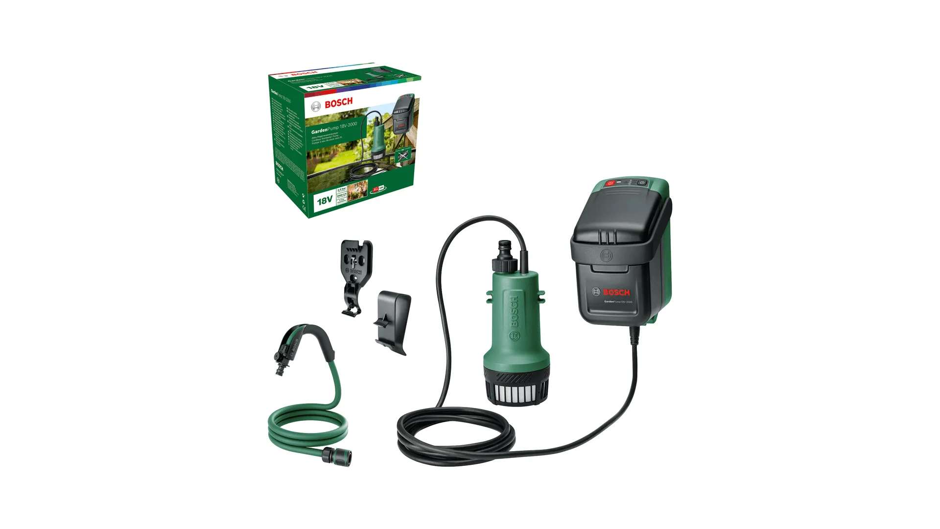 Bosch 18V-2000 1x 2.5Ah - garden pump