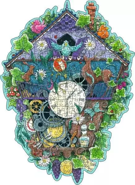 Ravensburger Wooden Puzzle Cuckoo Clock - pussel, 300 bitar