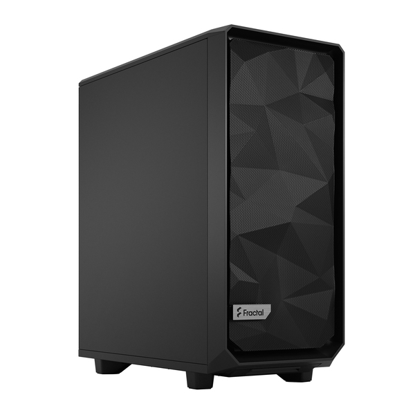 Fractal Design Meshify 2 Compact - Mid Tower case, Black Solid