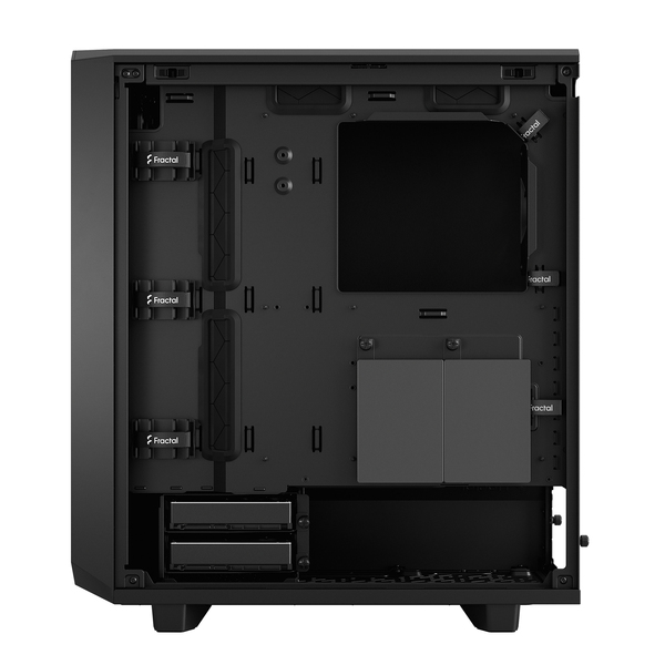 Fractal Design Meshify 2 Compact - Mid Tower case, Black Solid