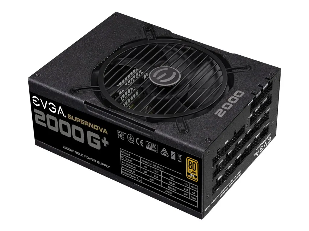 EVGA SuperNOVA 2000 G1+ 2000W - Power supply, 80 Plus Gold