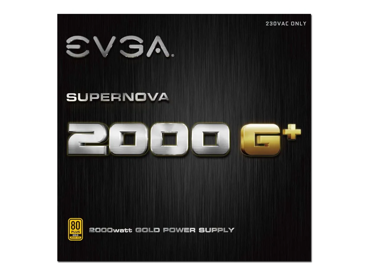 EVGA SuperNOVA 2000 G1+ 2000W - Power supply, 80 Plus Gold