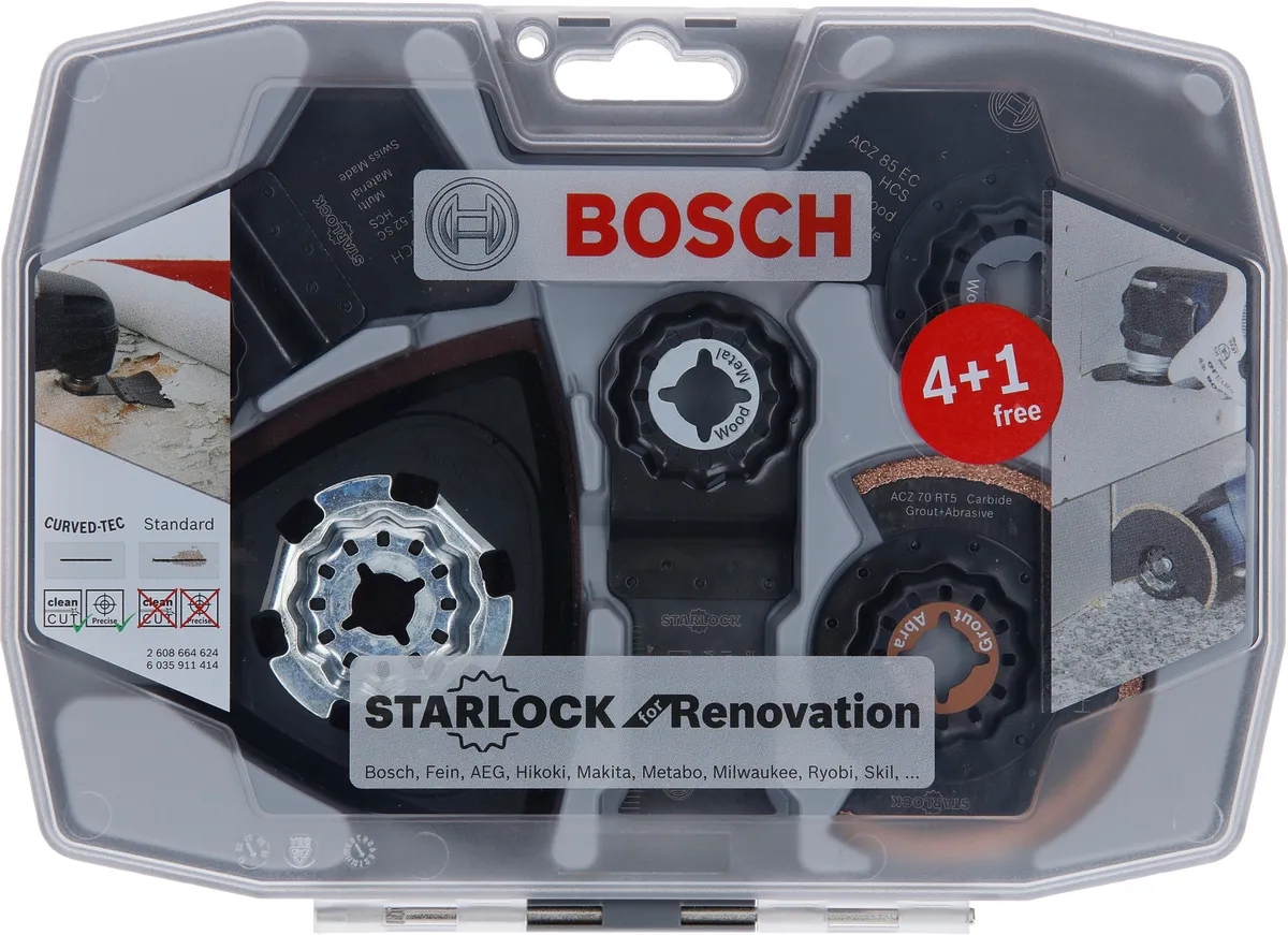 Bosch Starlock multiv&aelig;rkt&oslash;js tilbeh&oslash;rs
