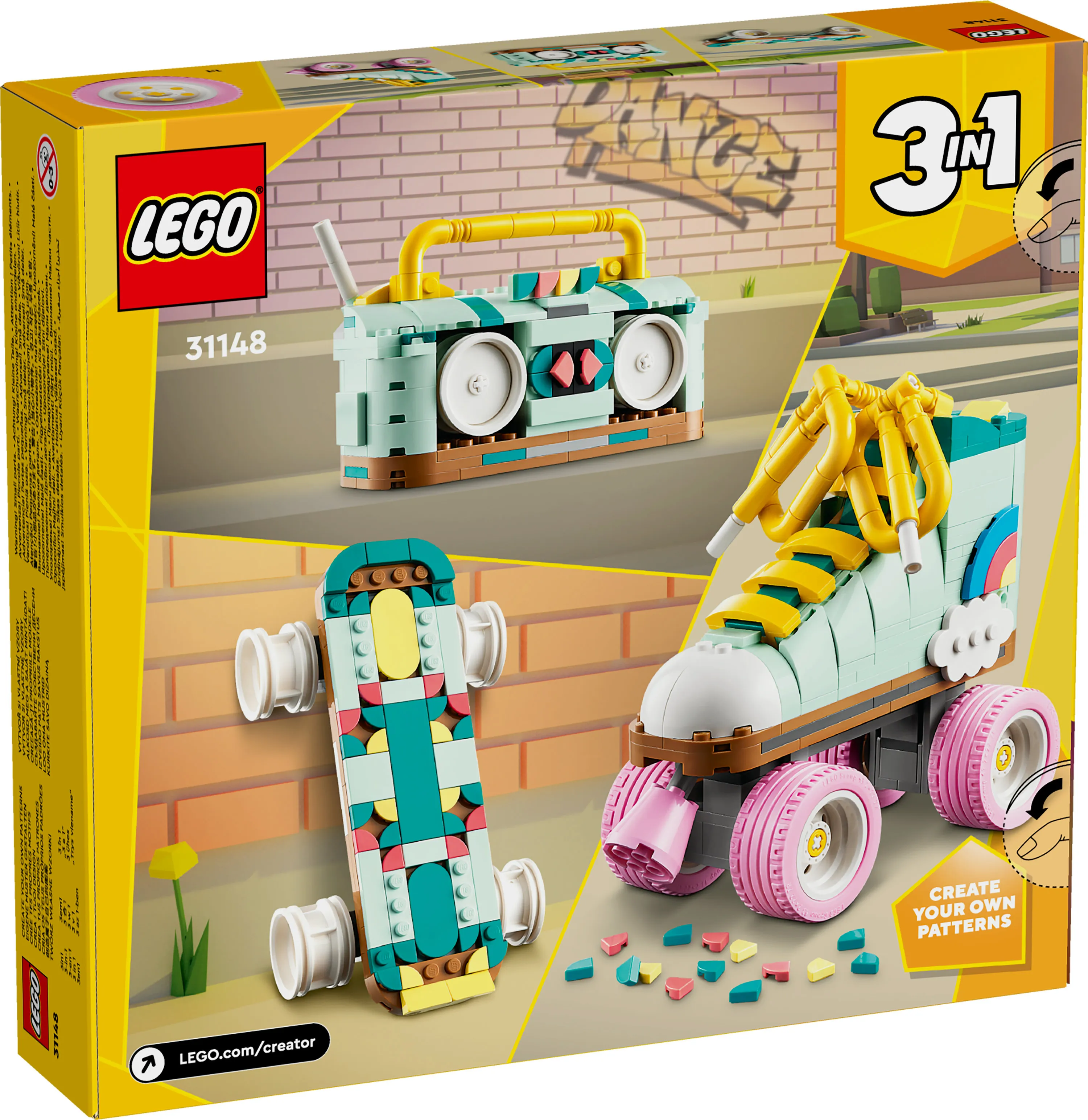 LEGO Creator Retro Roller Skates 31148