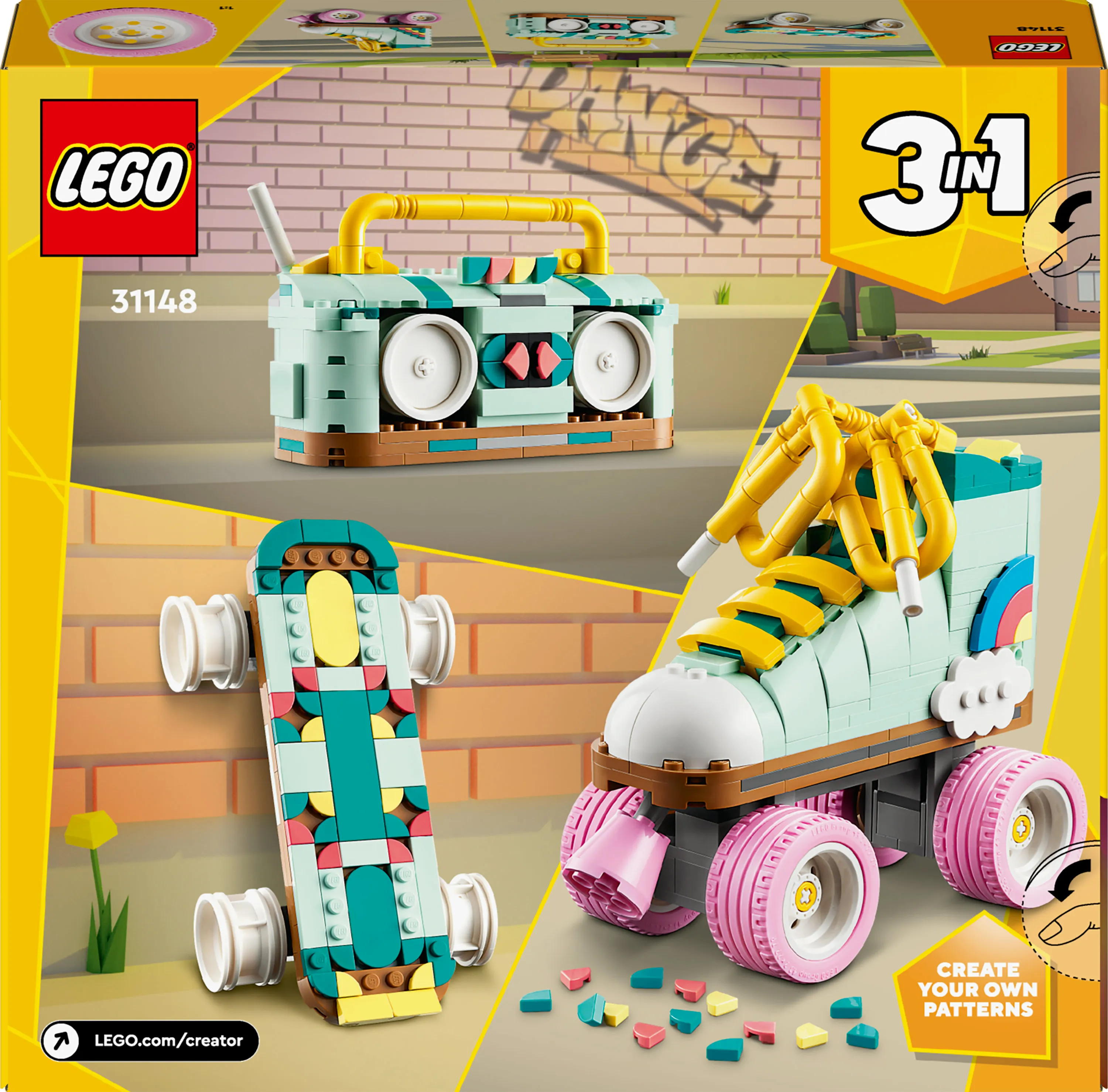 LEGO Creator Retro Roller Skates 31148