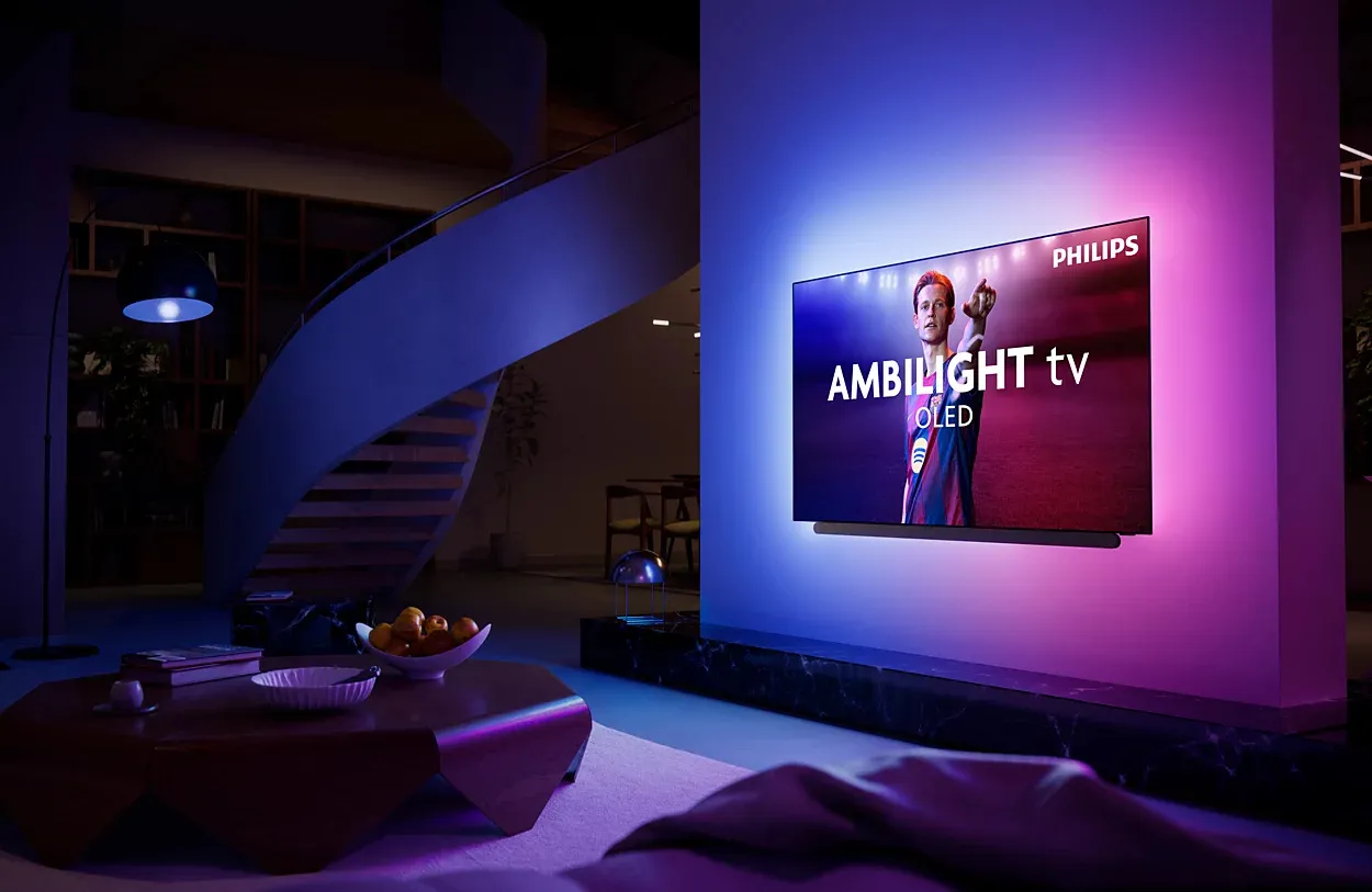 Philips 48OLED911/12 48" 4K Titan OS TV, 120Hz, Dolby Vision, HDR10+, Metallic