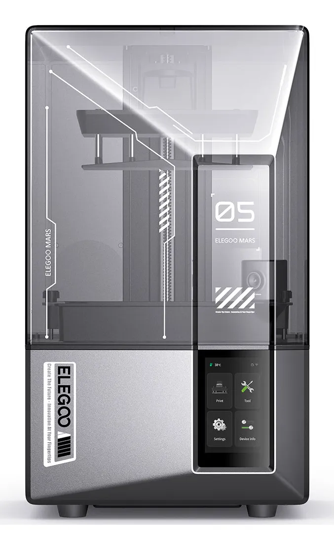 ELEGOO Mars 5 Ultra 153.36 x 77.76 x 165 mm -3D-tulostin