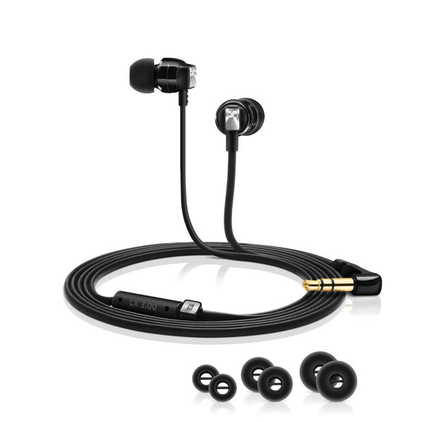 Sennheiser CX 3.00 Black, In-ear &ouml;ronsn&auml;ckor