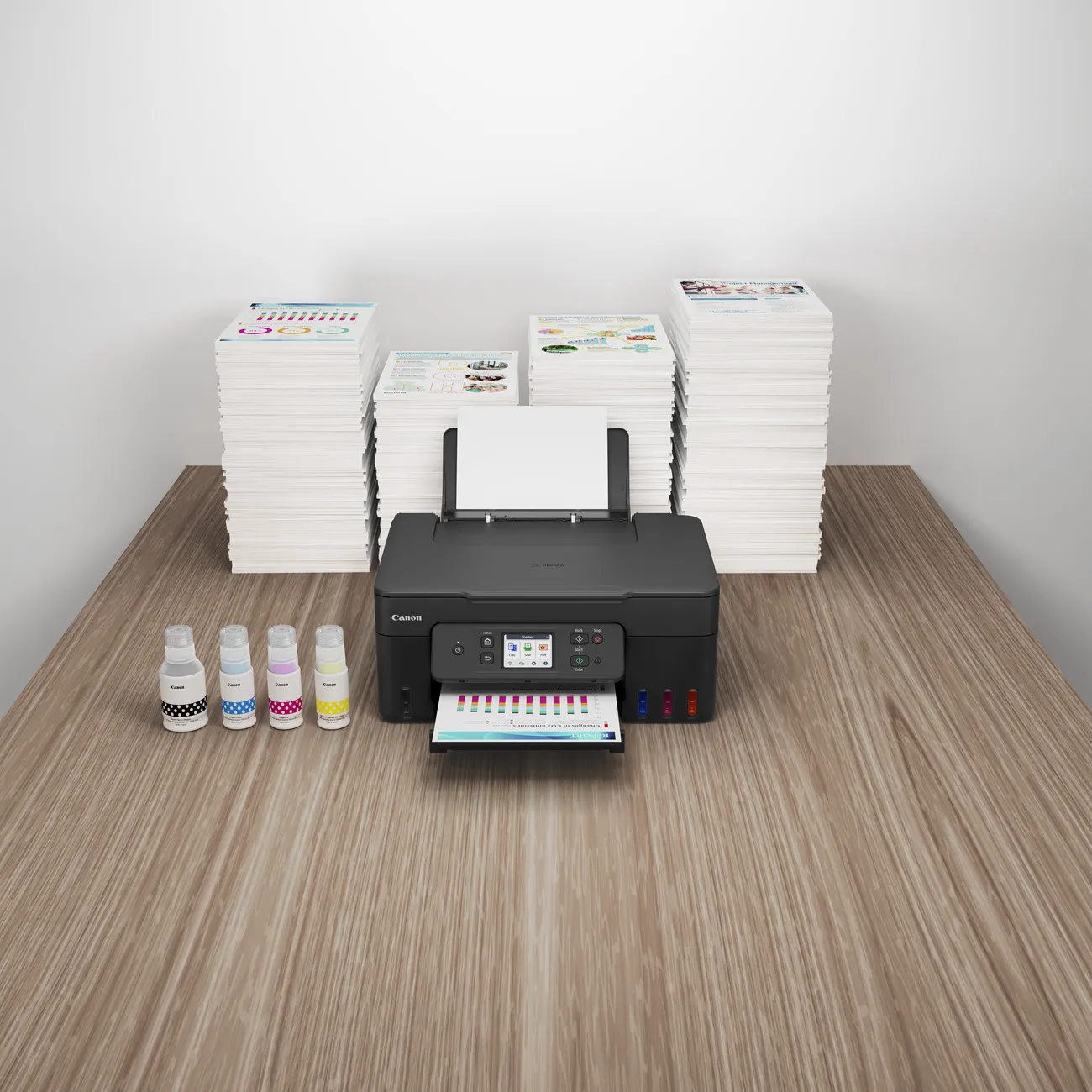 CANON PIXMA G3590 MFP colour ink-jet refillable 11ipm print 100 sheets 3in1 Wifi