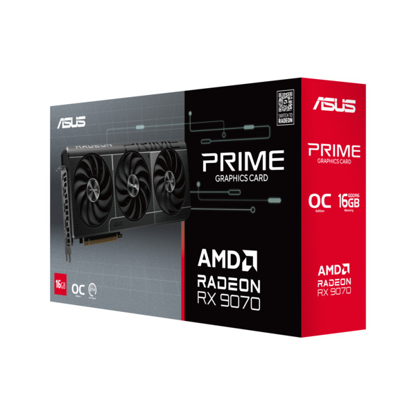 Asus Radeon RX 9070 PRIME OC 16 Gt -n&auml;yt&ouml;nohjain