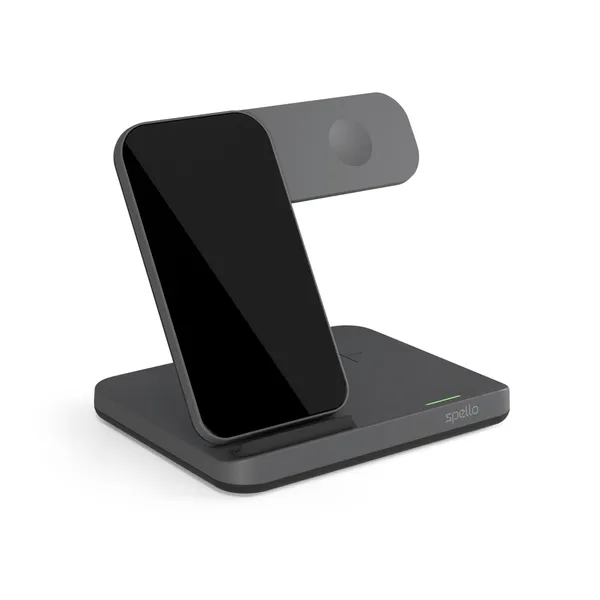 Spello 3in1 Wireless Charging Stand for Samsung - black