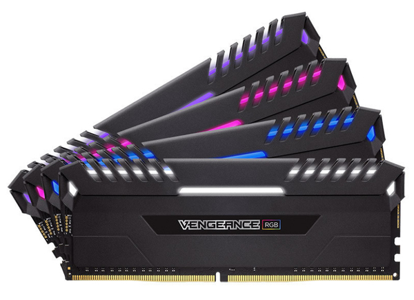 Corsair 32GB (4x8GB) Vengeance RGB, DDR4 3200MHz - svart