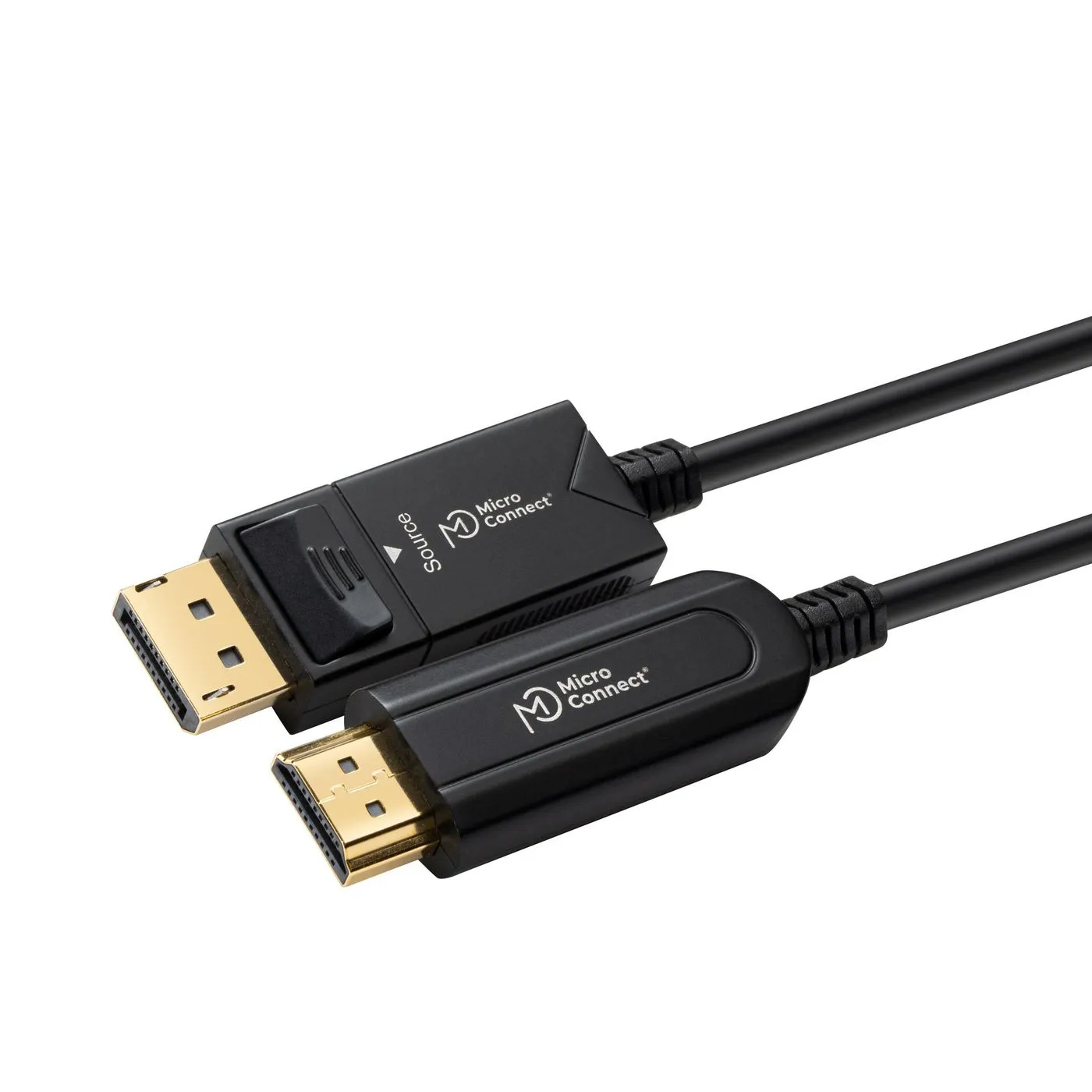 MicroConnect Active DisplayPort to HDMI Adapter Cable, 15 m, Black