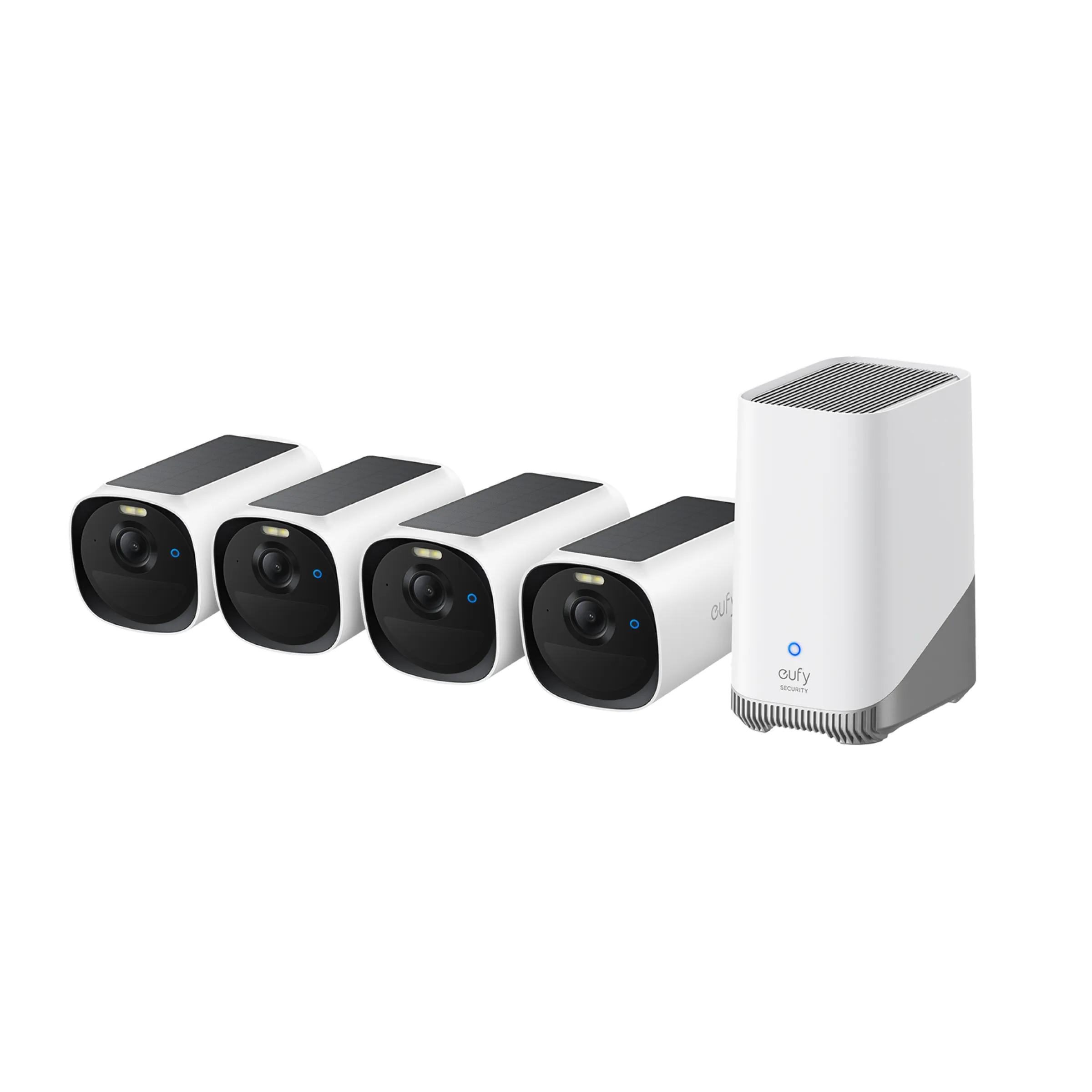 Anker EufyCam E40 - 4-camera security camera system, Black, White