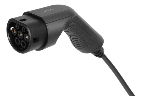 DELTACO e-Charge, cable Mode2, Schuko - type 2, 6-8A, 4+1,5M -sähköauton latauskaapeli