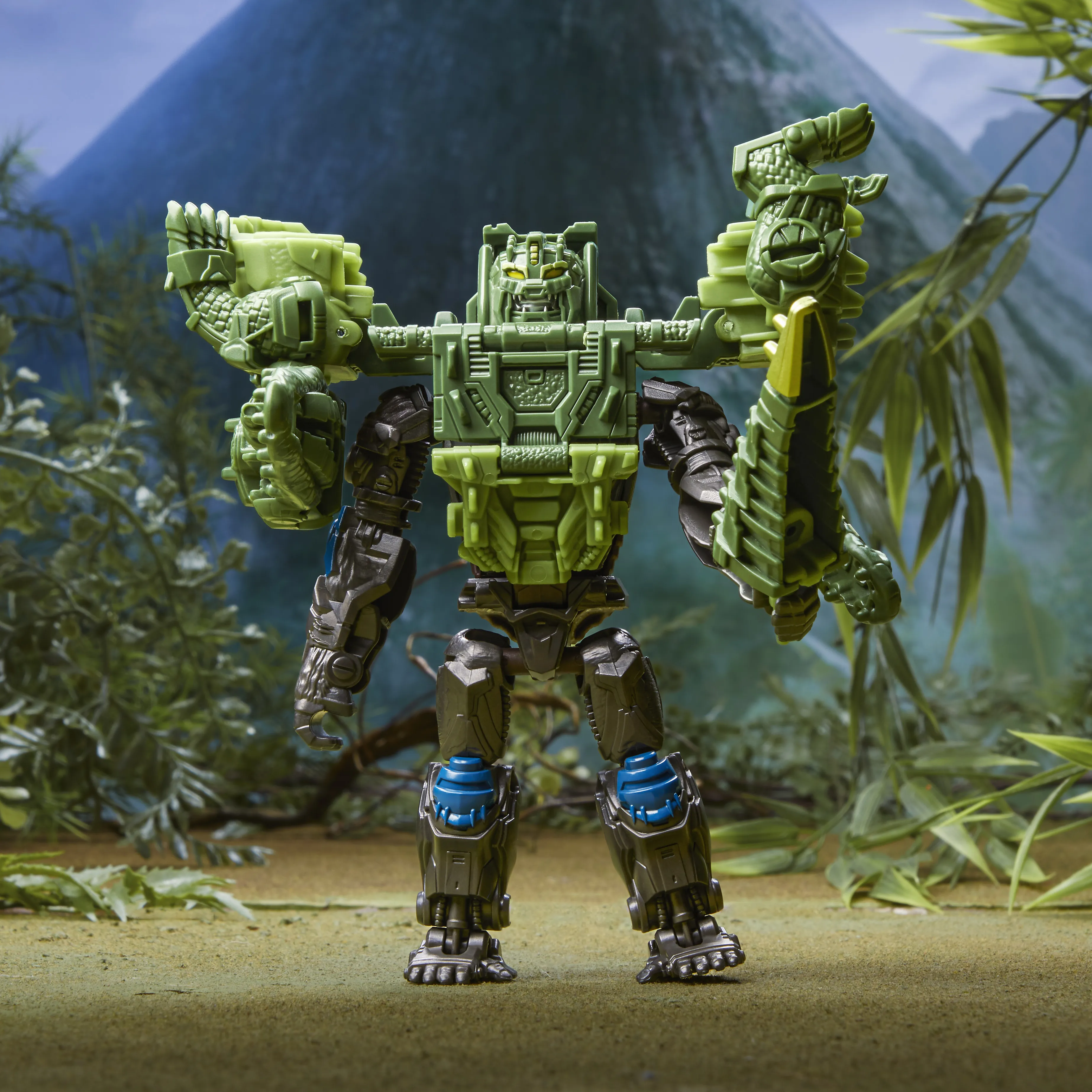 Hasbro Transformers: Rise of the Beasts Beast Combiner Optimus Primal and Skullcruncher Toy Figure (2-Pack, 12.5 and 7.5 cm tall)