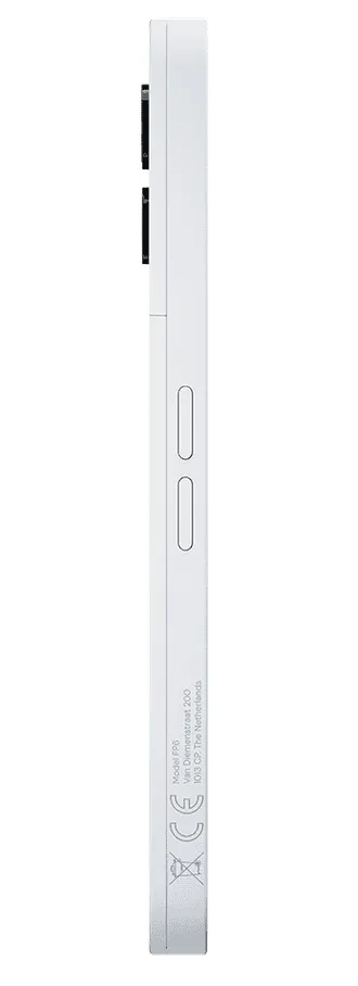 Fairphone 6 8/256GB, Android - mobile phone, Cloud White
