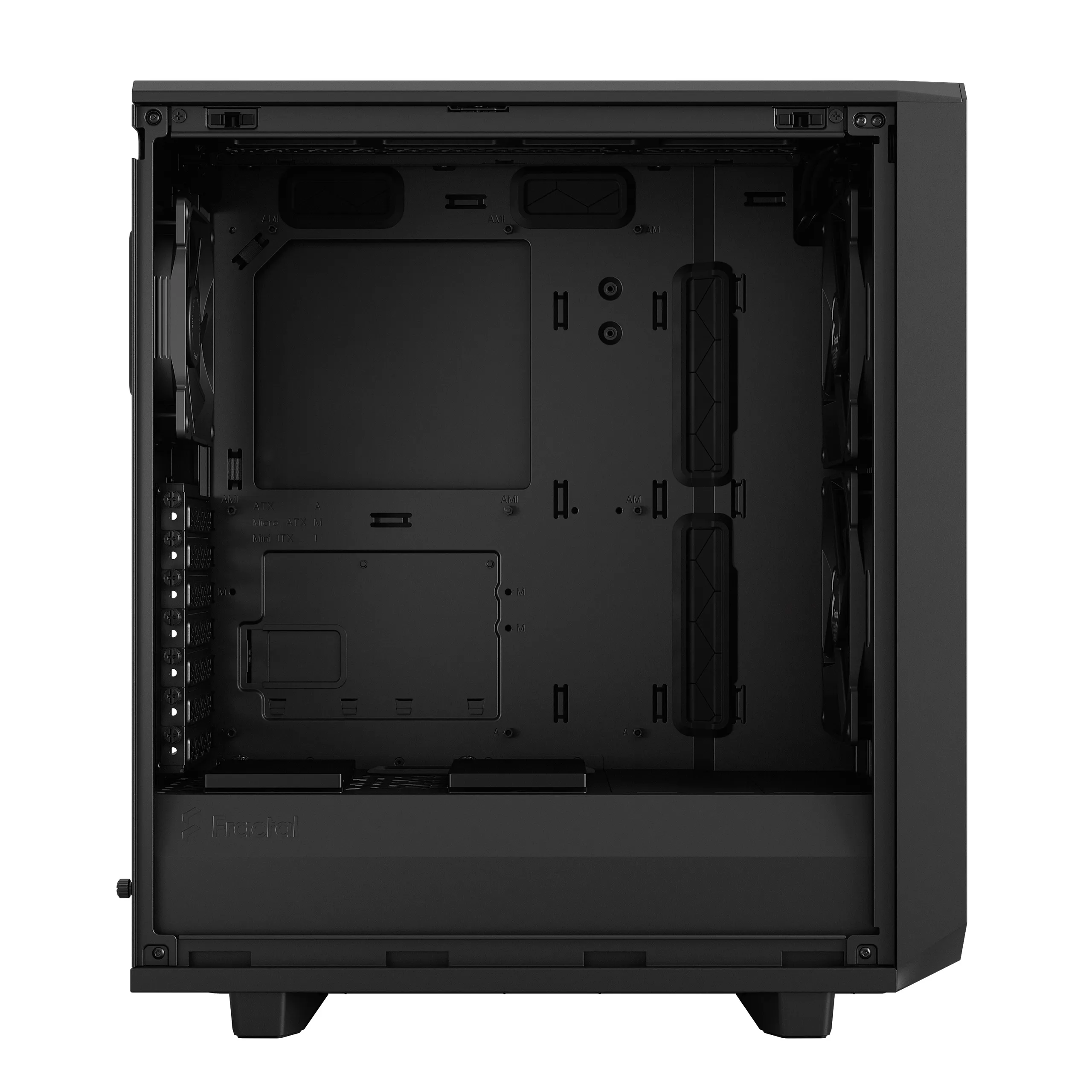 Fractal Design Meshify 2 Compact - Mid Tower case, Black Solid
