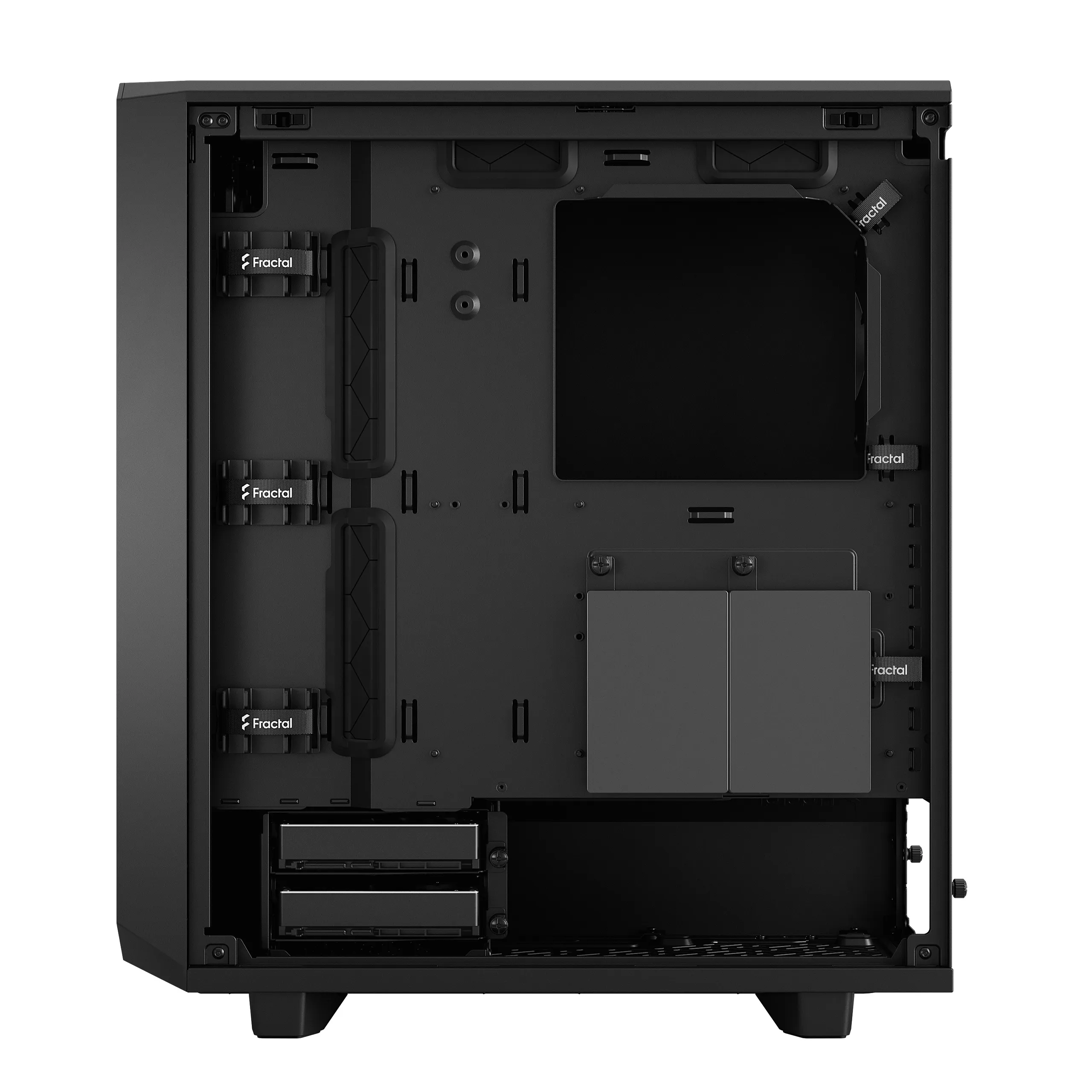 Fractal Design Meshify 2 Compact - Mid Tower case, Black Solid