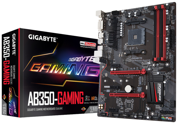 Gigabyte AB350 Gaming ATX - moderkort
