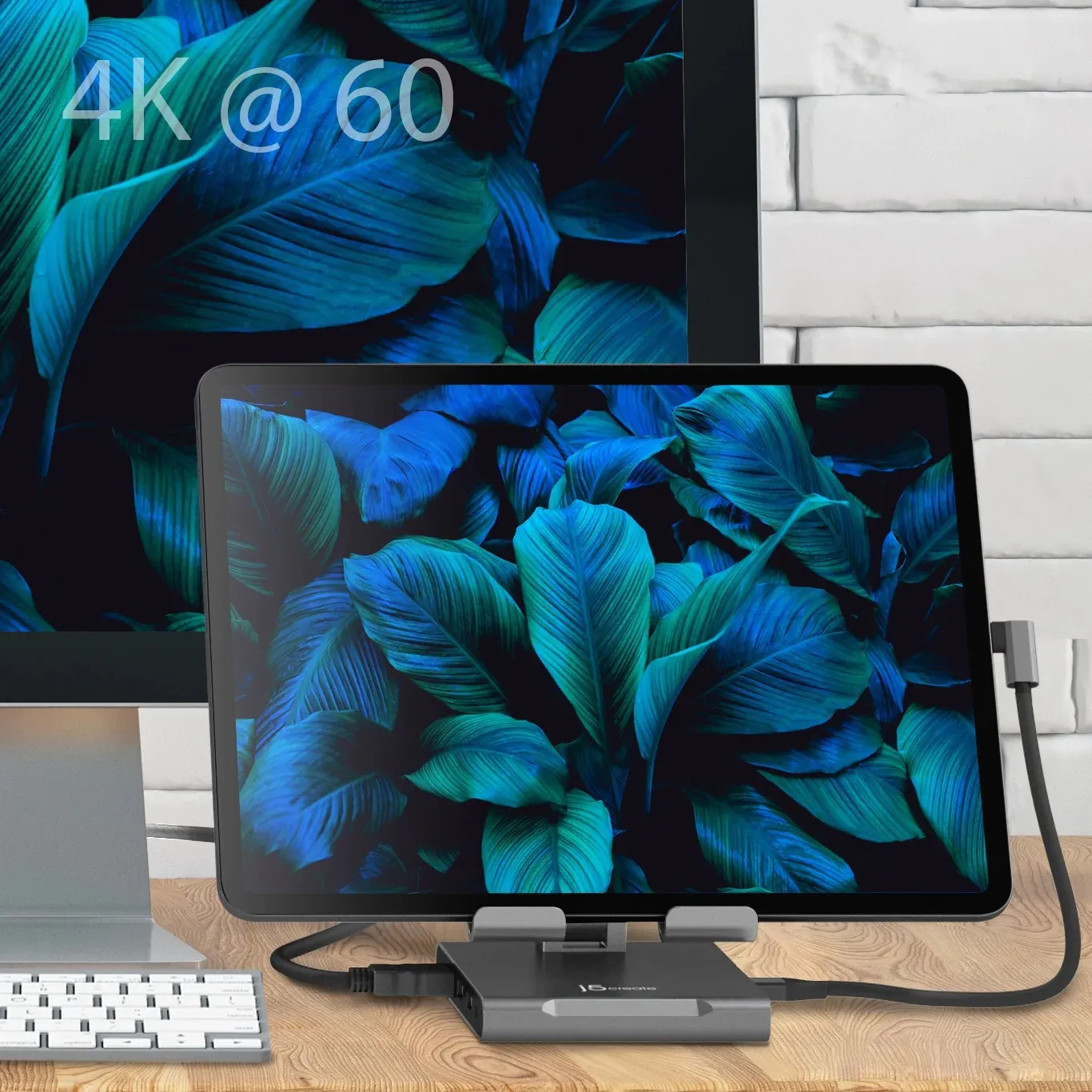 J5 Create MULTI-ANGLE STAND WITH DOCKING - STATION FOR IPAD PRO SPACE GREY