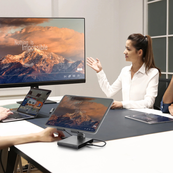 J5 Create MULTI-ANGLE STAND WITH DOCKING - STATION FOR IPAD PRO SPACE GREY