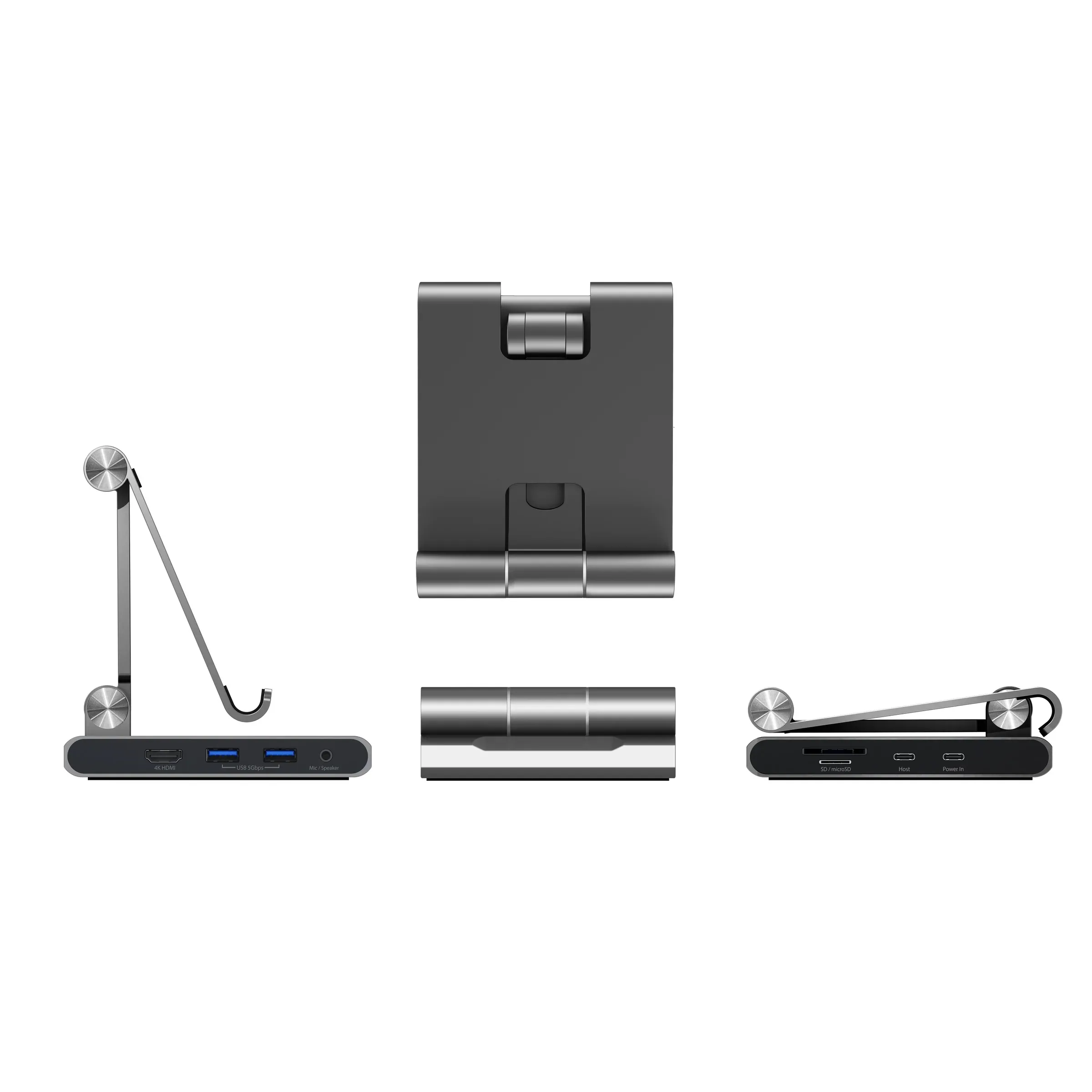 J5 Create MULTI-ANGLE STAND WITH DOCKING - STATION FOR IPAD PRO SPACE GREY