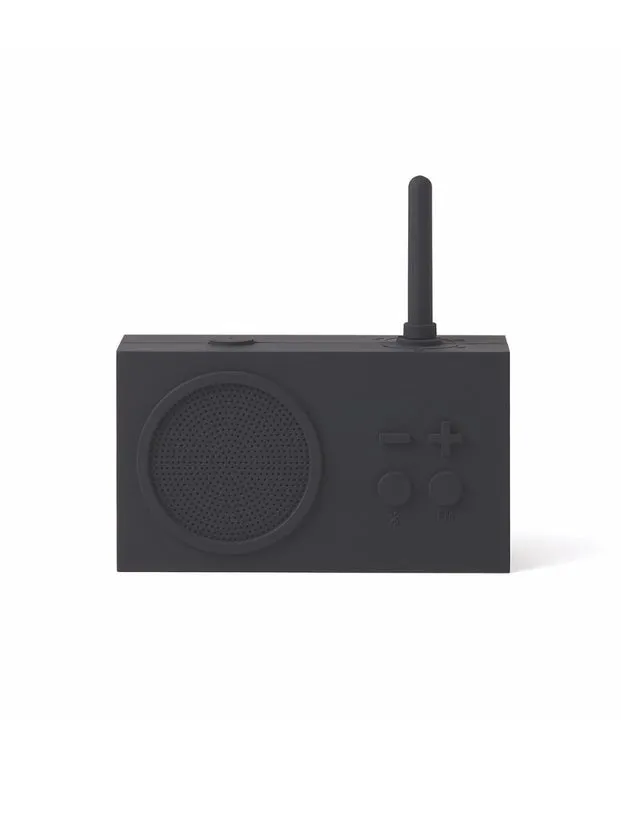 LEXON TYKHO3 FM radio and wireless speaker dark grey