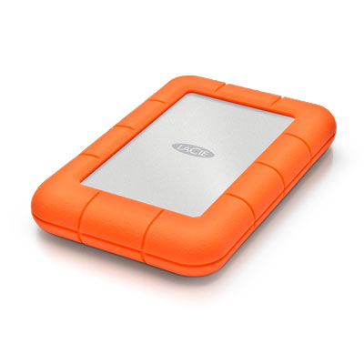 LaCie Rugged Mini 2 Tt 2.5" -ulkoinen HDD, oranssi/harmaa