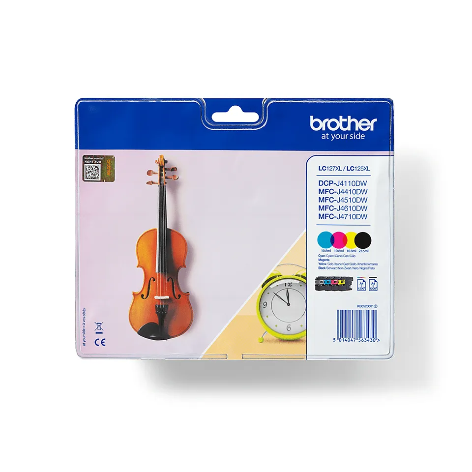 Brother  LC127XLVALBPDR - ink cartridge, Black, Cyan, Magenta, Yellow