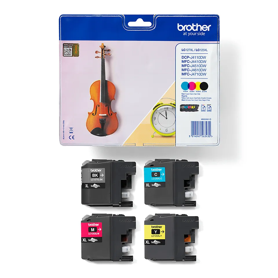 Brother  LC127XLVALBPDR - ink cartridge, Black, Cyan, Magenta, Yellow