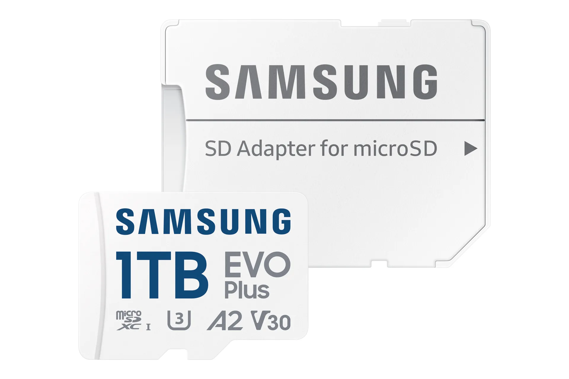 Samsung EVO Plus 1 TB MicroSDXC UHS-I U3 V30 A2 kort + SD-adapter