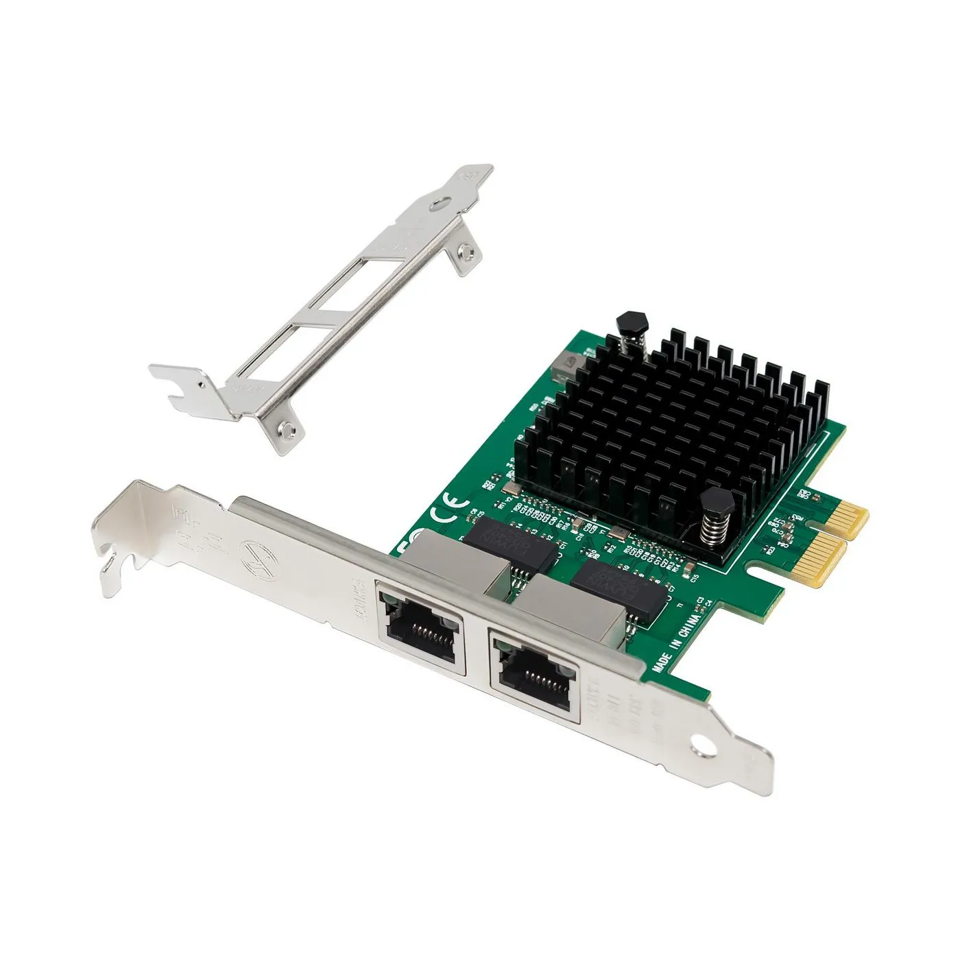 MICROCONNECT MC-PCIEX1-I225-T2 - Dual-Port 2.5 Gigabit Ethernet Network Adapter