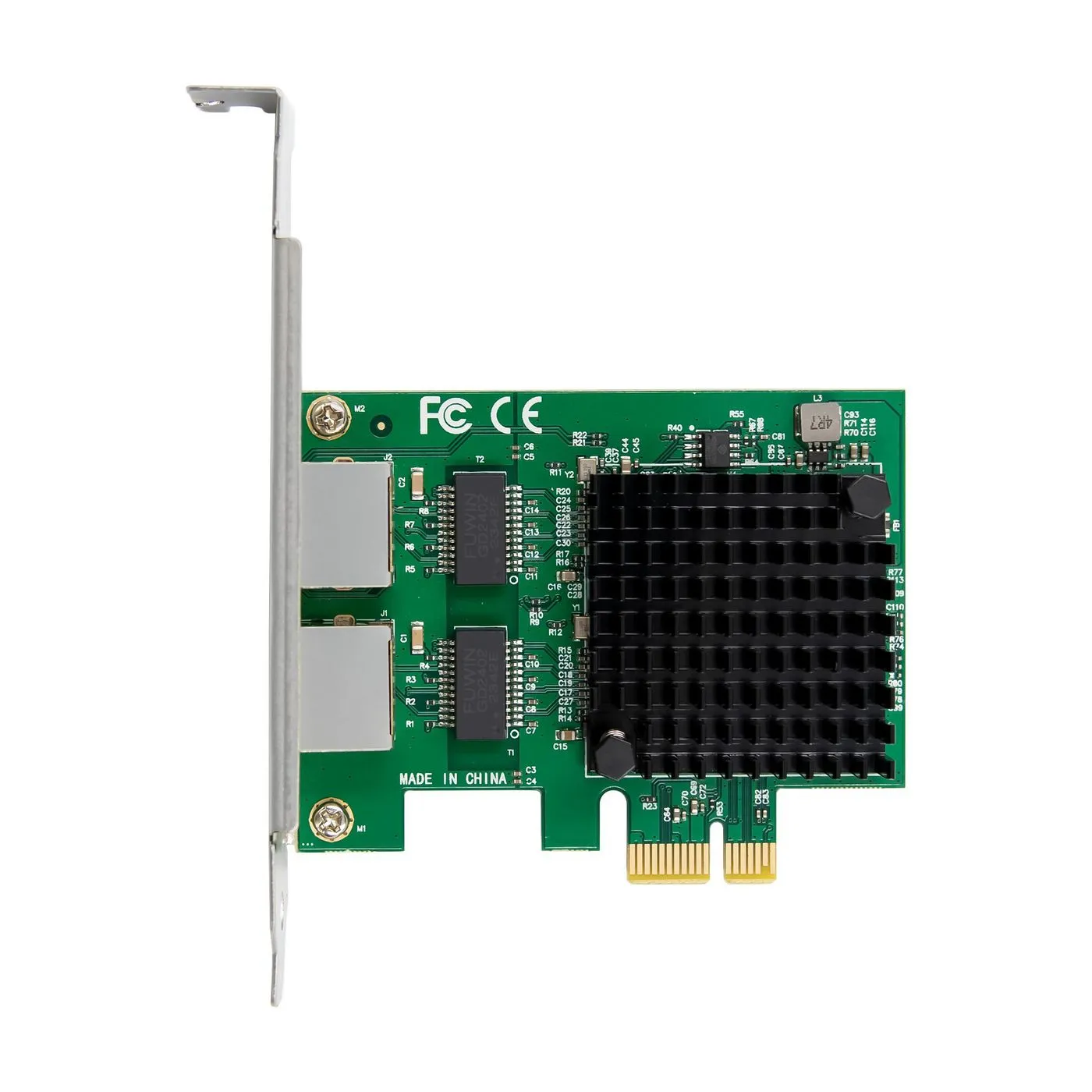 MICROCONNECT MC-PCIEX1-I225-T2 - Dual-Port 2.5 Gigabit Ethernet Network Adapter