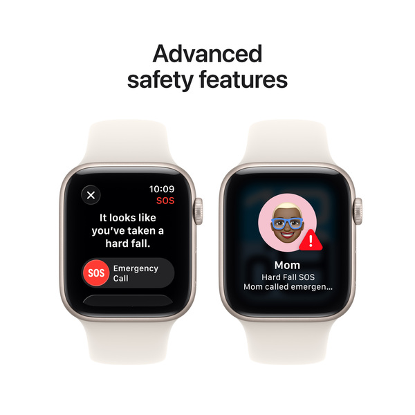 Apple Watch SE 3 (GPS + Cellular) 44 mm t&auml;htivalkea alumiinikuori ja urheiluranneke, S/M