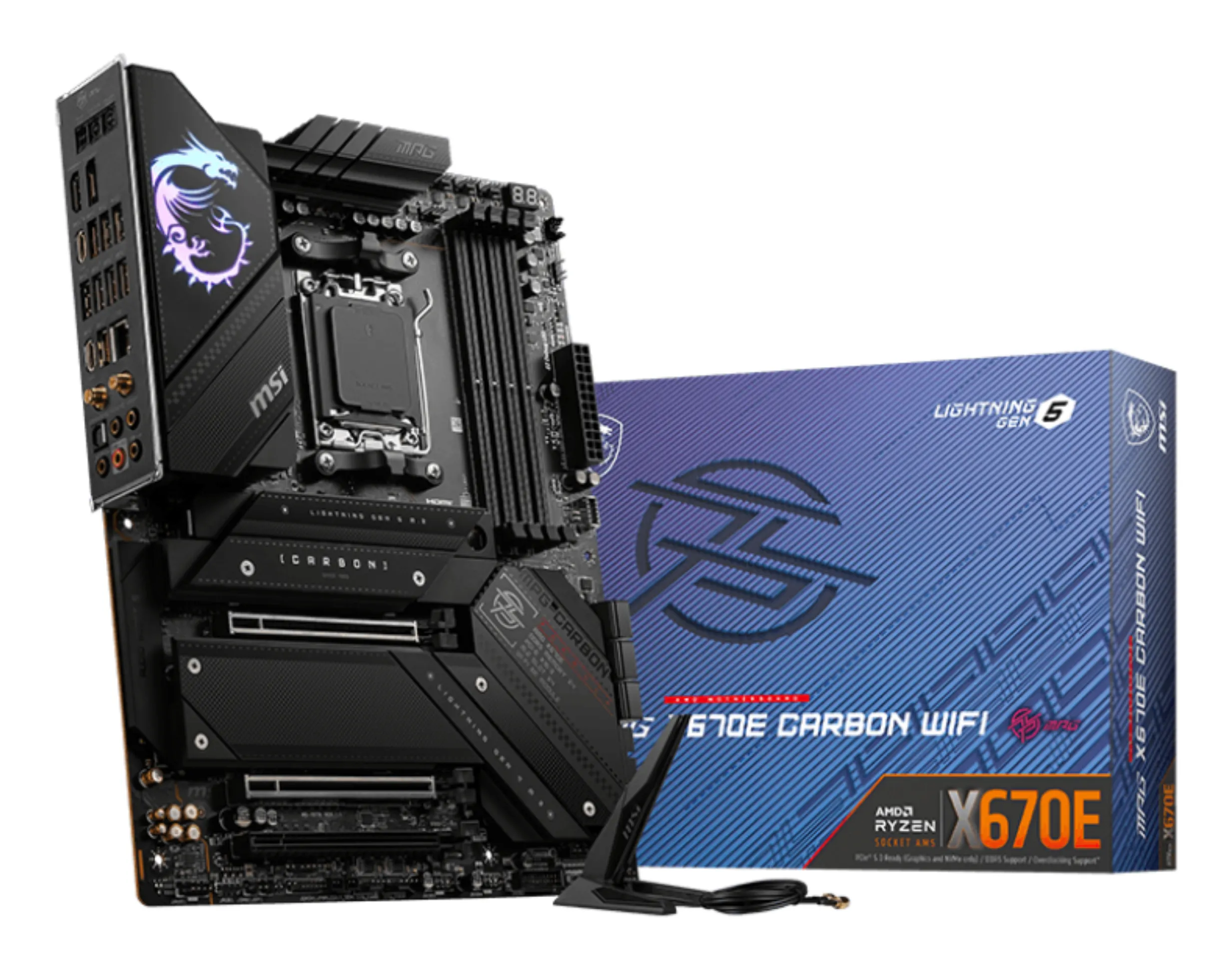 MSI MPG X670E CARBON Wi-Fi ATX - motherboard