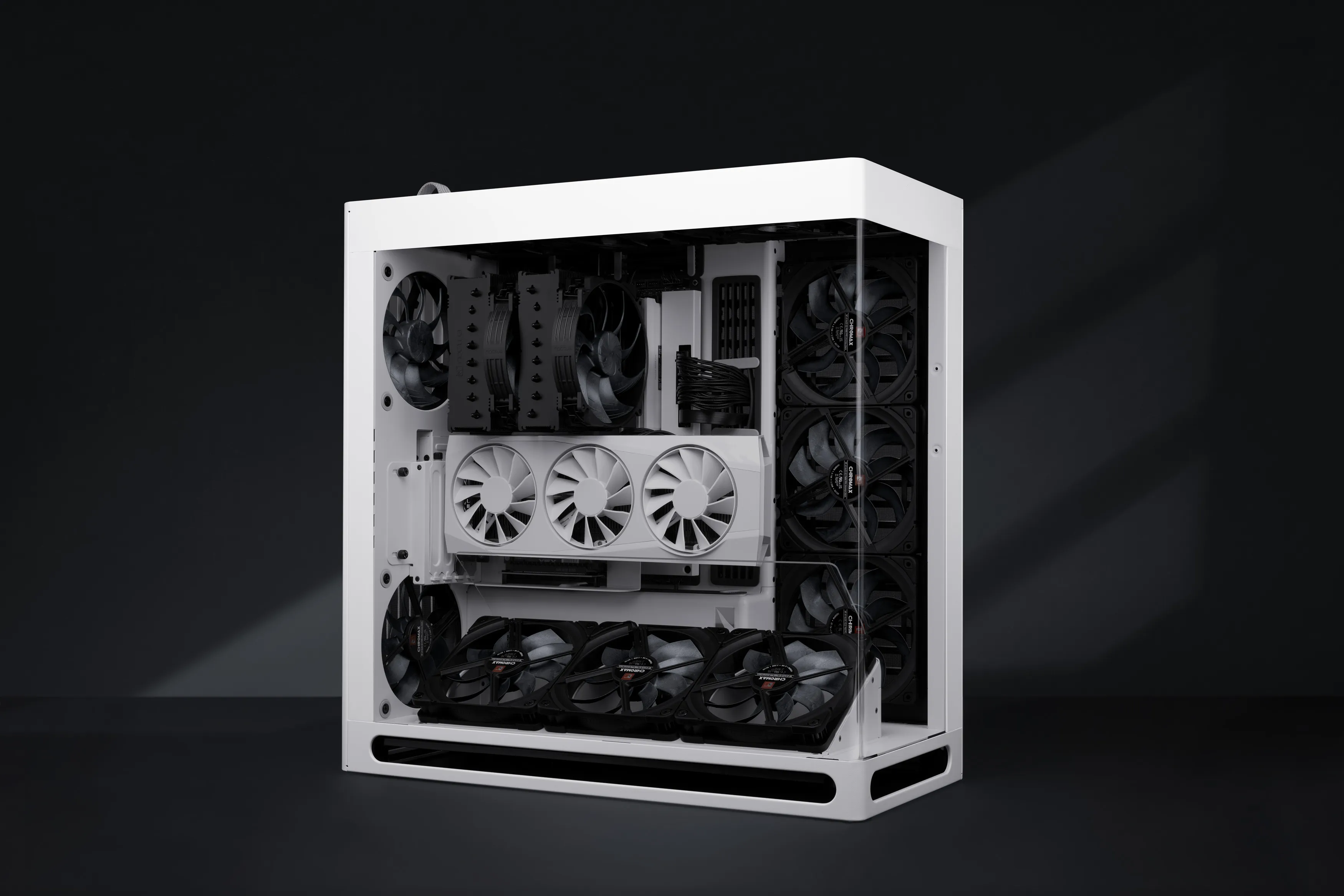 Noctua NF-A14x25 G2 PWM Sx2 CHBK chromax.black Case Fan 140 mm 2-pack Black