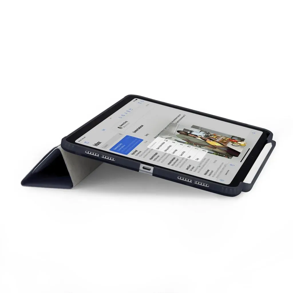 Pipetto iPad Air 13" Origami No3 Pencil - case, dark blue