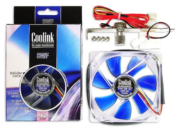 Coolink SWiF 921R - 92mm - 7-18 dB/A - Retail
