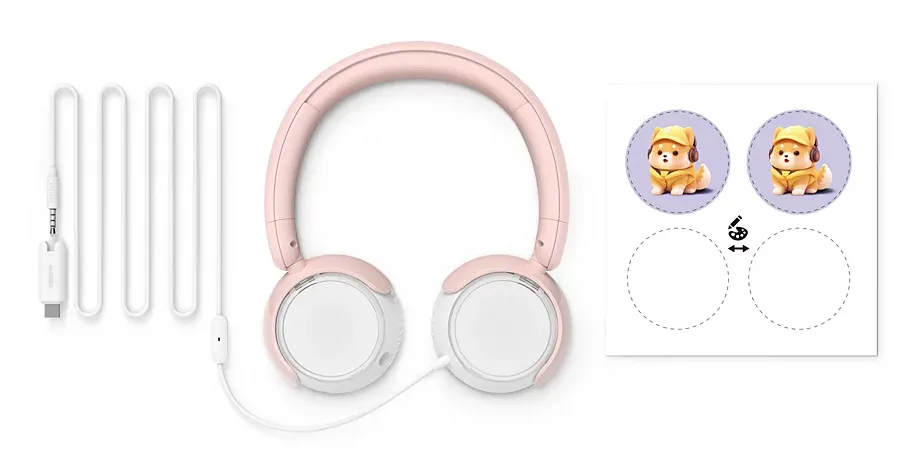 Philips 2000 Series TAK2000PK On-ear Headphones, Pink