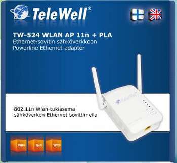 TELEWELL TW-524 WLAN AP 11N + PLA
