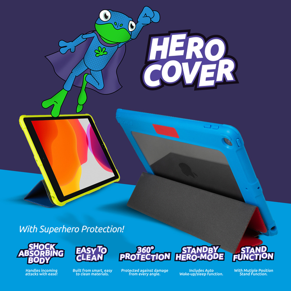 GECKO COVERS Super Hero Cover iPad 10.2 2019 Blue/Green