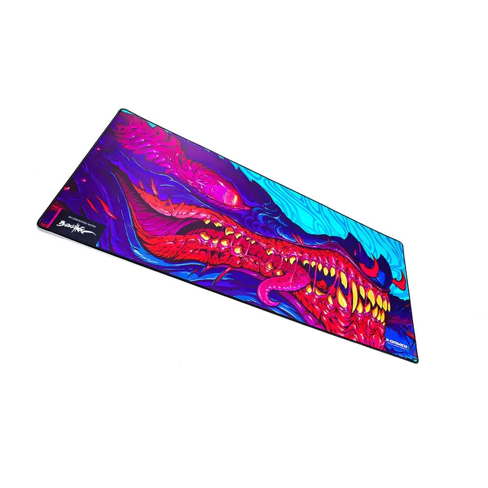 X-Gamer - pelihiirimatto, 1110x450 mm, Dragon Fin