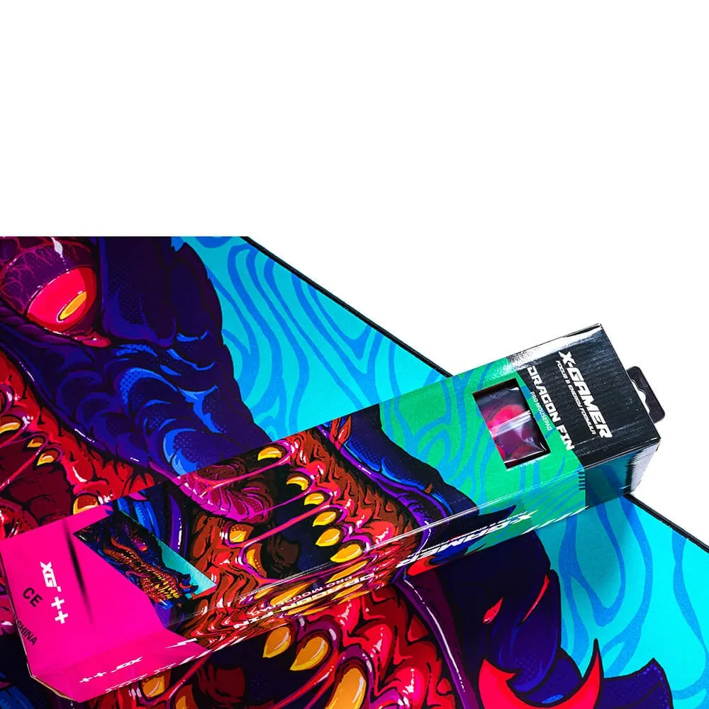 X-Gamer - pelihiirimatto, 1110x450 mm, Dragon Fin