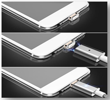 Magnetic USB-MicroUSB 1.2M Bulk