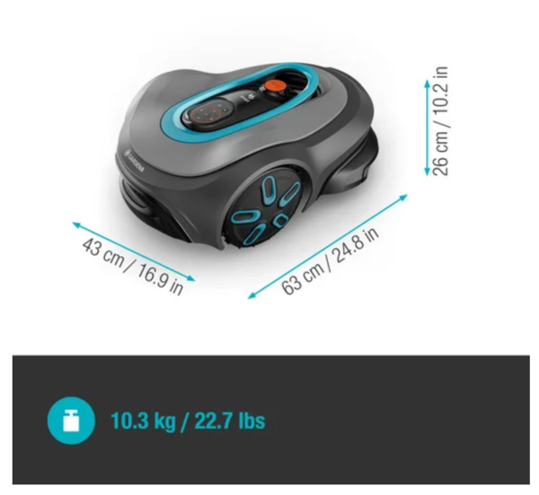 Gardena smart SILENO max 1200 m&sup2; - robotic lawnmower