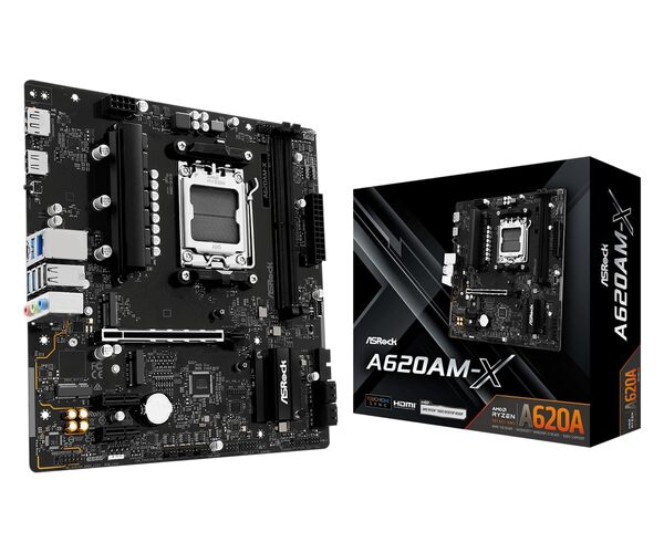 ASRock A620AM-X WiFi AM5 mATX Motherboard