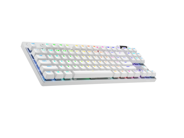 Logitech G Pro X Tactile -langaton pelin&auml;pp&auml;imist&ouml;, valkoinen
