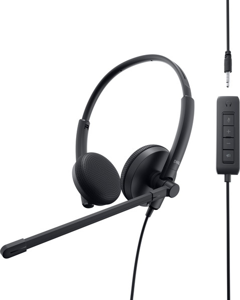 Dell Stereo WH1022 -kuulokkeet mikrofonilla