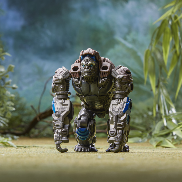Hasbro Transformers: Rise of the Beasts Beast Combiner Optimus Primal and Skullcruncher Toy Figure (2-Pack, 12.5 and 7.5 cm tall)
